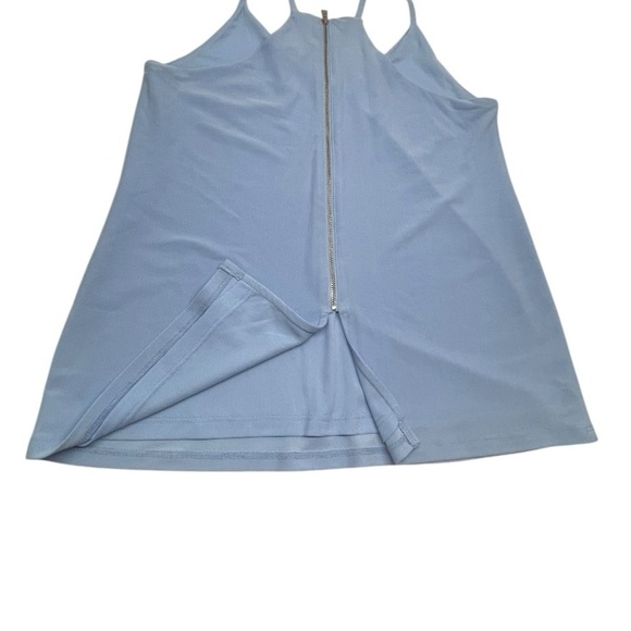 Bar III V-neck Halter Top - Light Blue - Size XS - Picture 6 of 9